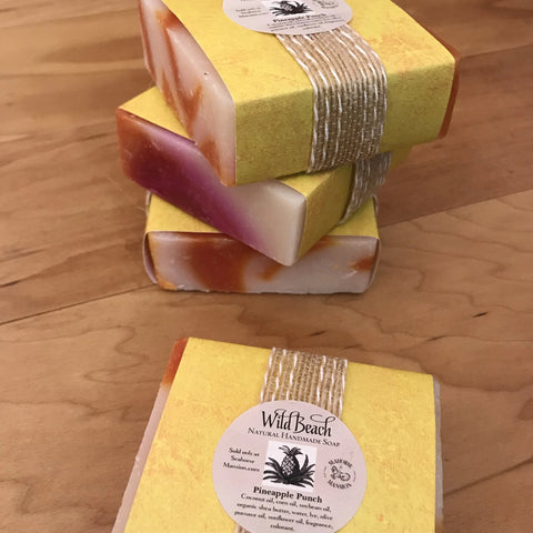 Wild Beach Handmade Soap - Pineapple Punch - Seahorse Mansion 