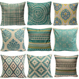 Throw Pillow Covers | Assorted Coastal Colors - 16 patterns - Seahorse Mansion 