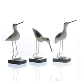 Wooden Coastal Birds - Set of 3 - Seahorse Mansion 