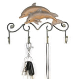 Wall Hook Plaque | Dolphin Pair - Seahorse Mansion 