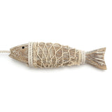 String of Wooden Fish - Set of Two