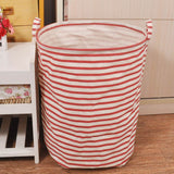 Linen Laundry Basket - 4 patterns - Seahorse Mansion 