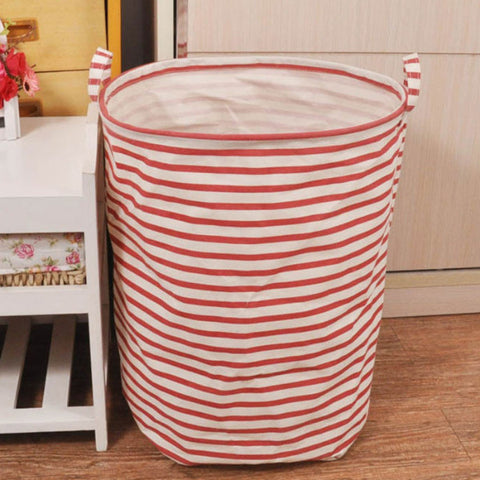Linen Laundry Basket - 4 patterns - Seahorse Mansion 