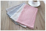 Striped Linen Tea Towel - Set of 6 - Seahorse Mansion 