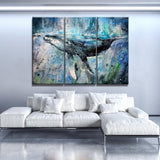 Canvas Print | Humpback Symphony - Ready to Hang, 2 Size Options - Seahorse Mansion 