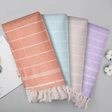 Beach Throw-Bath Towel | Assorted Cotton Turkish - 4 colors - Seahorse Mansion 