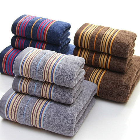 Bath Towel Set | 3 Piece - 3 colors - Seahorse Mansion 