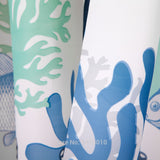 Shower Curtain | Blue Coral Reef - Seahorse Mansion 