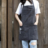 Apron | Distressed Denim - Adult, 3 colors - Seahorse Mansion 