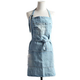 Apron | Distressed Denim - Adult, 3 colors - Seahorse Mansion 