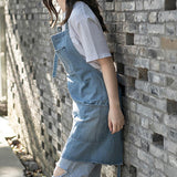 Apron | Distressed Denim - Adult, 3 colors - Seahorse Mansion 