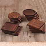 Coasters | Wooden Black Walnut - 4 styles