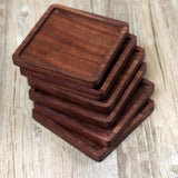 Coasters | Wooden Black Walnut - 4 styles