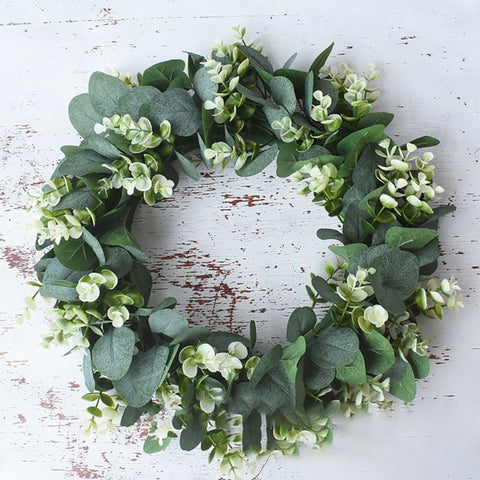 Wreath | Welcome Spring - Artificial Eucalyptus Mix