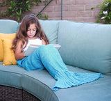 Mermaid Tail Blanket | Isabella Crochet - 4 sizes - Seahorse Mansion 