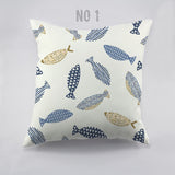 Throw Pillow Covers | Blue Ocean Life - 4 patterns, 2 sizes - Seahorse Mansion 