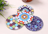 Kaleidoscope Boho Drink Coasters - Seahorse Mansion 