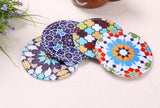 Kaleidoscope Boho Drink Coasters - Seahorse Mansion 