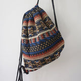 Woven Drawstring Bag - 13 Styles - Seahorse Mansion 