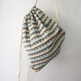 Woven Drawstring Bag - 13 Styles - Seahorse Mansion 