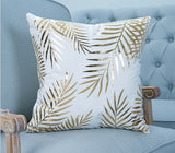 Throw Pillow Covers | Golden Tropics - 2 Designs - Seahorse Mansion 