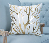 Throw Pillow Covers | Golden Tropics - 2 Designs - Seahorse Mansion 