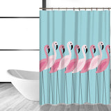 Shower Curtain | Flamingo Chic - 5 patterns, 2 sizes - Seahorse Mansion 