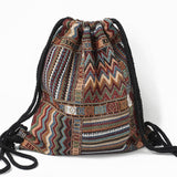 Woven Drawstring Bag - 13 Styles - Seahorse Mansion 