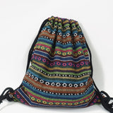 Woven Drawstring Bag - 13 Styles - Seahorse Mansion 