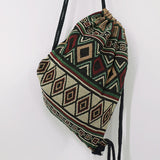 Woven Drawstring Bag - 13 Styles - Seahorse Mansion 