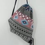 Woven Drawstring Bag - 13 Styles - Seahorse Mansion 