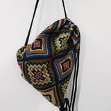 Woven Drawstring Bag - 13 Styles - Seahorse Mansion 