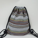 Woven Drawstring Bag - 13 Styles - Seahorse Mansion 