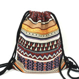 Woven Drawstring Bag - 13 Styles - Seahorse Mansion 