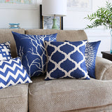 Throw Pillow Covers | Ocean Blues - 6 designs - Seahorse Mansion 