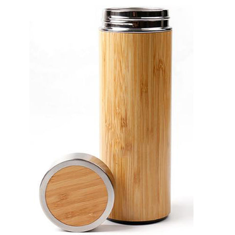 Insulated Travel Cup | Bamboo - 2 styles - Seahorse Mansion 