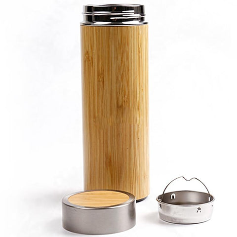 Insulated Travel Cup | Bamboo - 2 styles - Seahorse Mansion 