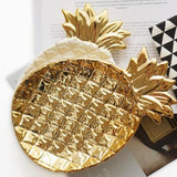 Golden Pineapple Plate - 2 colors - Seahorse Mansion 