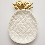 Golden Pineapple Plate - 2 colors - Seahorse Mansion 