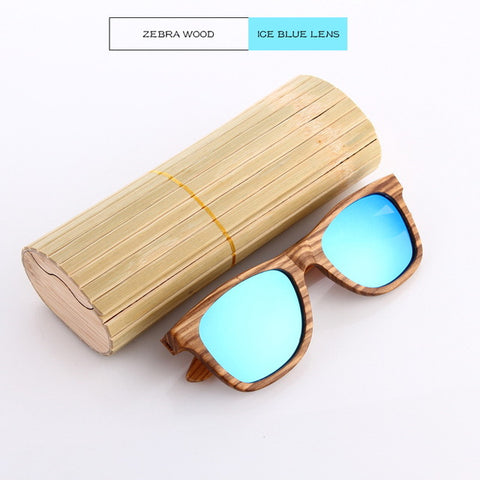 Sunglasses | Zebra Wood - Unisex, 4 colors - Seahorse Mansion 