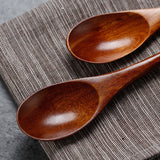 Wooden Long Handled Spoon and Fork Set - 2 colors - Seahorse Mansion 