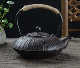 Cast iron Teapot | Bamboo Garden - 2 colors - Seahorse Mansion 