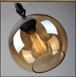 Pendant Light | Glass Globe on Rope - 3 sizes - Seahorse Mansion 