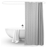 Shower Curtain | Geo Grey - 3 sizes - Seahorse Mansion 