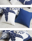 Throw Pillow Covers | Beachcomber - 4 designs - Seahorse Mansion 