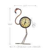 Table Clock | Iron Flamingo - Seahorse Mansion 