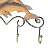 Wall Hook Plaque | Dolphin Pair - Seahorse Mansion 