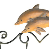 Wall Hook Plaque | Dolphin Pair - Seahorse Mansion 