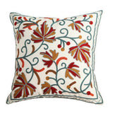 Throw Pillow Covers | Bountiful Embroidery  - 20 Designs - Seahorse Mansion 