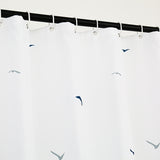 Shower Curtain | Seagulls & Sailboats - 9 sizes - Seahorse Mansion 